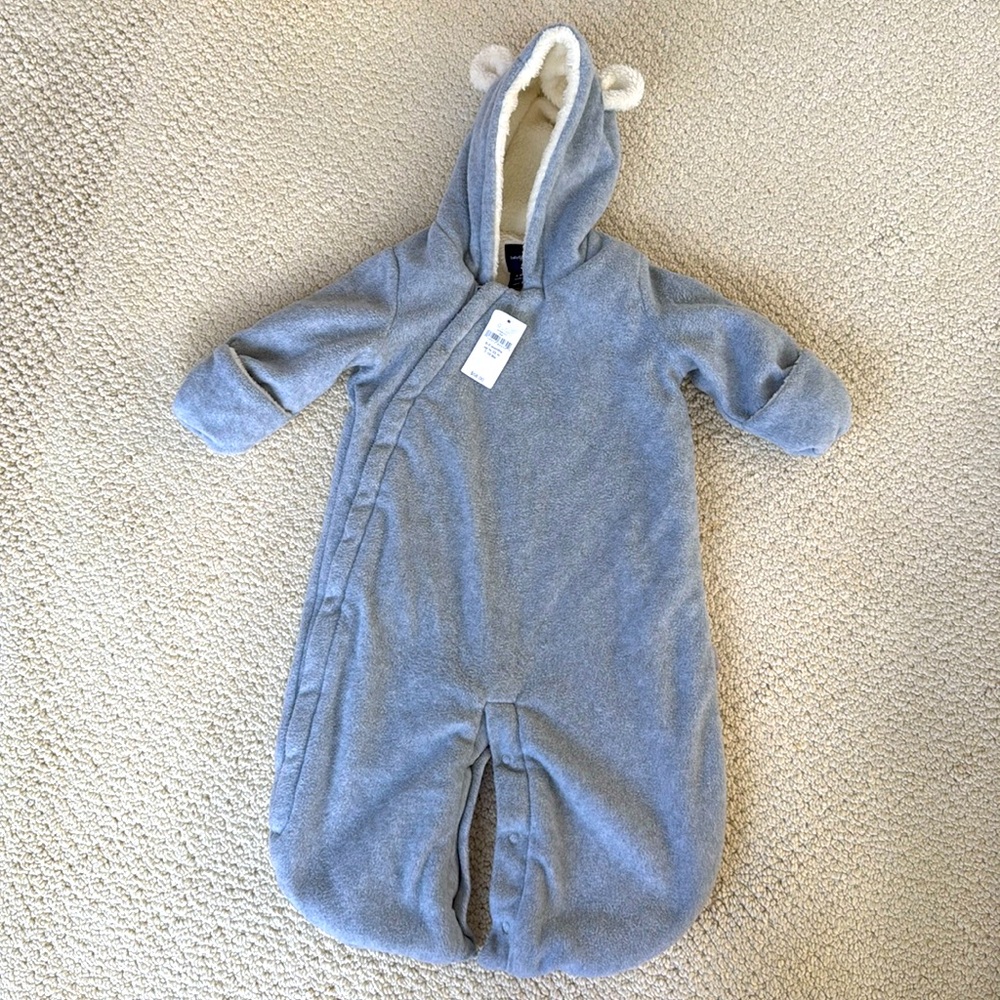 Gap Baby 0-3mos Fleece Bunting/Snowsuit